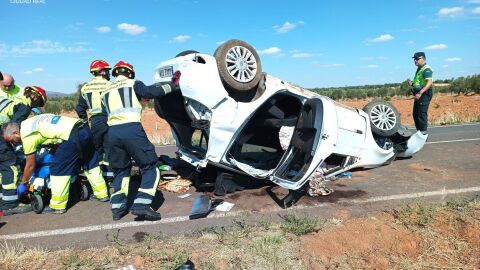 Un accidente de tr&aacute;fico en la provincia de Ciudad Real