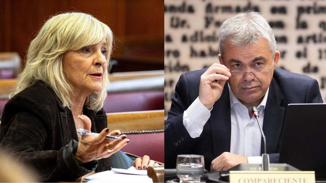 María Caballero y Santos Cerdán María Caballero y Santos Cerdán