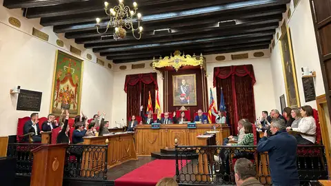 Votación en el pleno municipal del mes de diciembre en el Ayuntamiento de Elche. Votación en el pleno municipal del mes de diciembre en el Ayuntamiento de Elche.