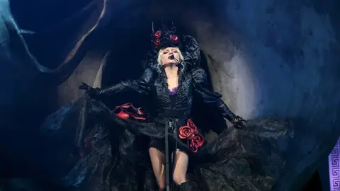 Lady Gaga actuando en 'The Mayhem Ball' en Nueva York Lady Gaga actuando en 'The Mayhem Ball' en Nueva York