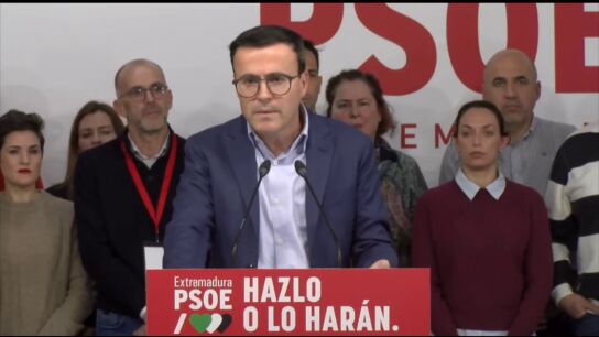 Gallardo admite que "el resultado es muy malo", pero considera que el del PP es un "fracaso estrepitoso"