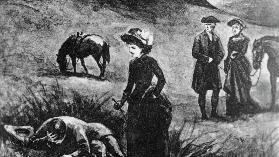 Ilustración realizada para la novela 'Cumbres Borrascosas' Ilustración realizada para la novela 'Cumbres Borrascosas'