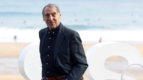 El actor Celso Bugallo durante la presentación de 'El buen patrón', en septiembre de 2021 .