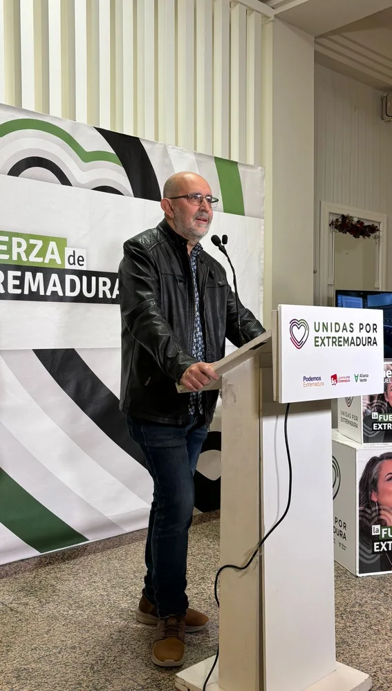 El número dos de Unidas por Extremadura, José Antonio González El número dos de Unidas por Extremadura, José Antonio González