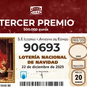 Comprueba el Tercer Premio de la Lotería de Navidad 2025 Comprueba el Tercer Premio de la Lotería de Navidad 2025