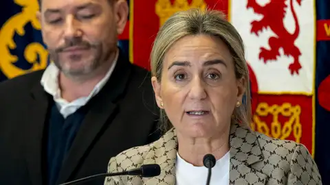 Milagros Tolón, en una comparecencia como delegada del Gobierno de España en Castilla-La Mancha. Milagros Tolón, en una comparecencia como delegada del Gobierno de España en Castilla-La Mancha.