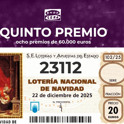 23112 Loteria 22 de diciembre de 2025