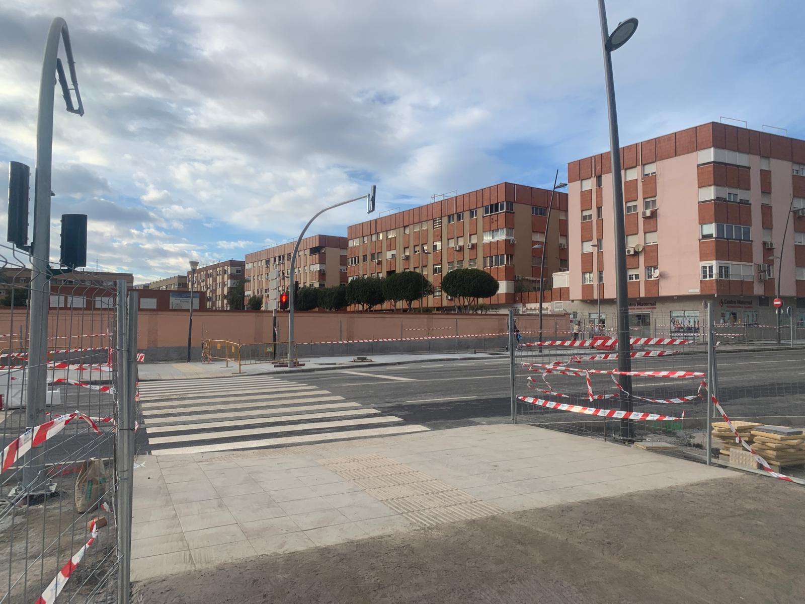 Restablecido el tráfico en la Avenida del Mediterráneo tras un nuevo avance en las obras del soterramiento Restablecido el tráfico en la Avenida del Mediterráneo tras un nuevo avance en las obras del soterramiento