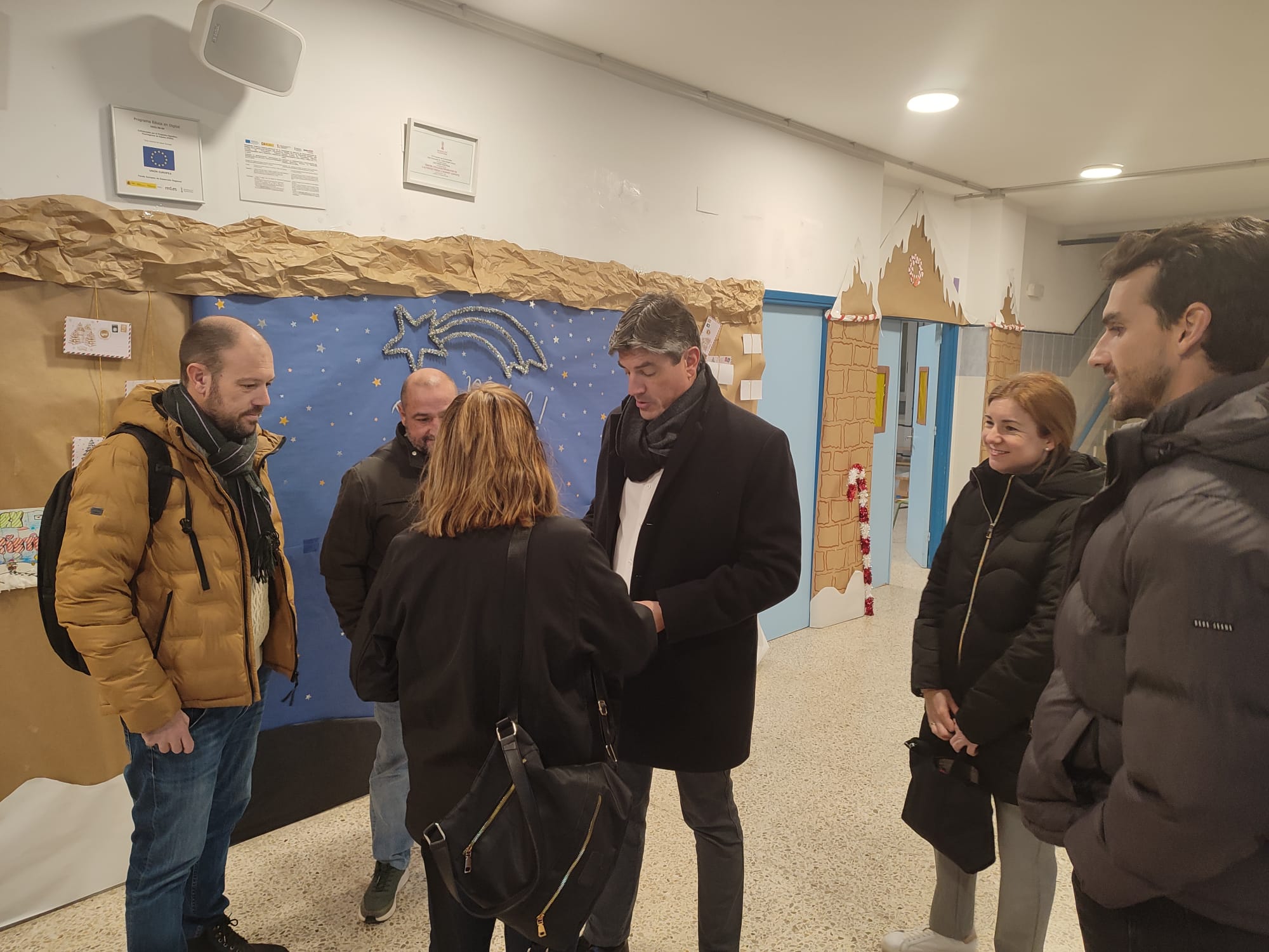 Villajoyosa firma el inicio de las obras del ascensor del Colegio Mare Nostrum Villajoyosa firma el inicio de las obras del ascensor del Colegio Mare Nostrum