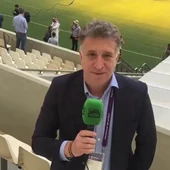 Fernando Burgos desde el estadio Lucille en Qatar Fernando Burgos desde el estadio Lucille en Qatar