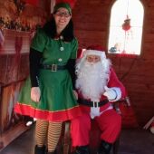 Papá Noel en su casa de Aspe