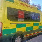 Ambulancia de transporte sanitario en la Comunidad de Madrid. Ambulancia de transporte sanitario en la Comunidad de Madrid.