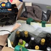 Elementos robados del interior de vehículos en Granada