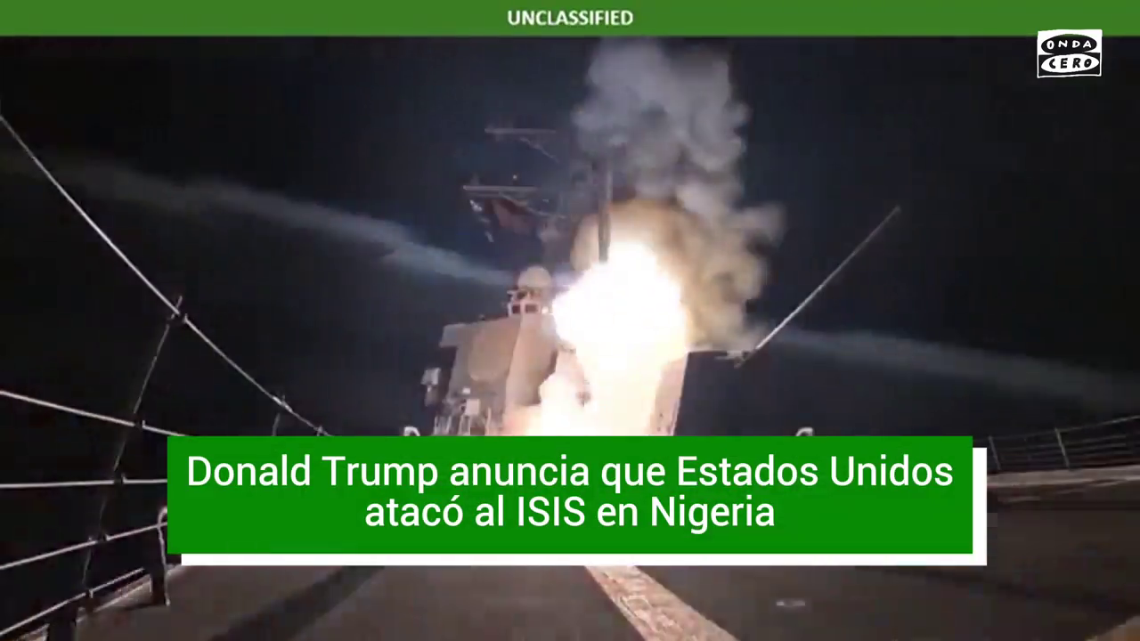 El vídeo del brutal ataque de EEUU al Estado Islámico en Nigeria: "Ataque poderoso y mortal" El vídeo del brutal ataque de EEUU al Estado Islámico en Nigeria: "Ataque poderoso y mortal"