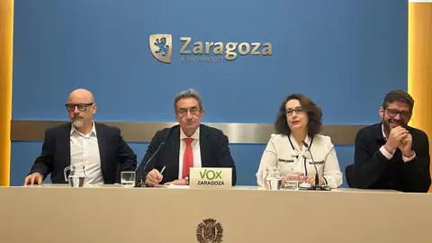 Los concejales de VOX han comparecido para anunciar que no apoyarán los presupuestos Los concejales de VOX han comparecido para anunciar que no apoyarán los presupuestos