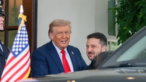 Imagen de archivo de Donald Trump y Vladímir Zelenski Imagen de archivo de Donald Trump y Vladímir Zelenski