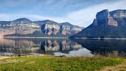 El pantà de Sau al maig de 2025 El pantà de Sau al maig de 2025