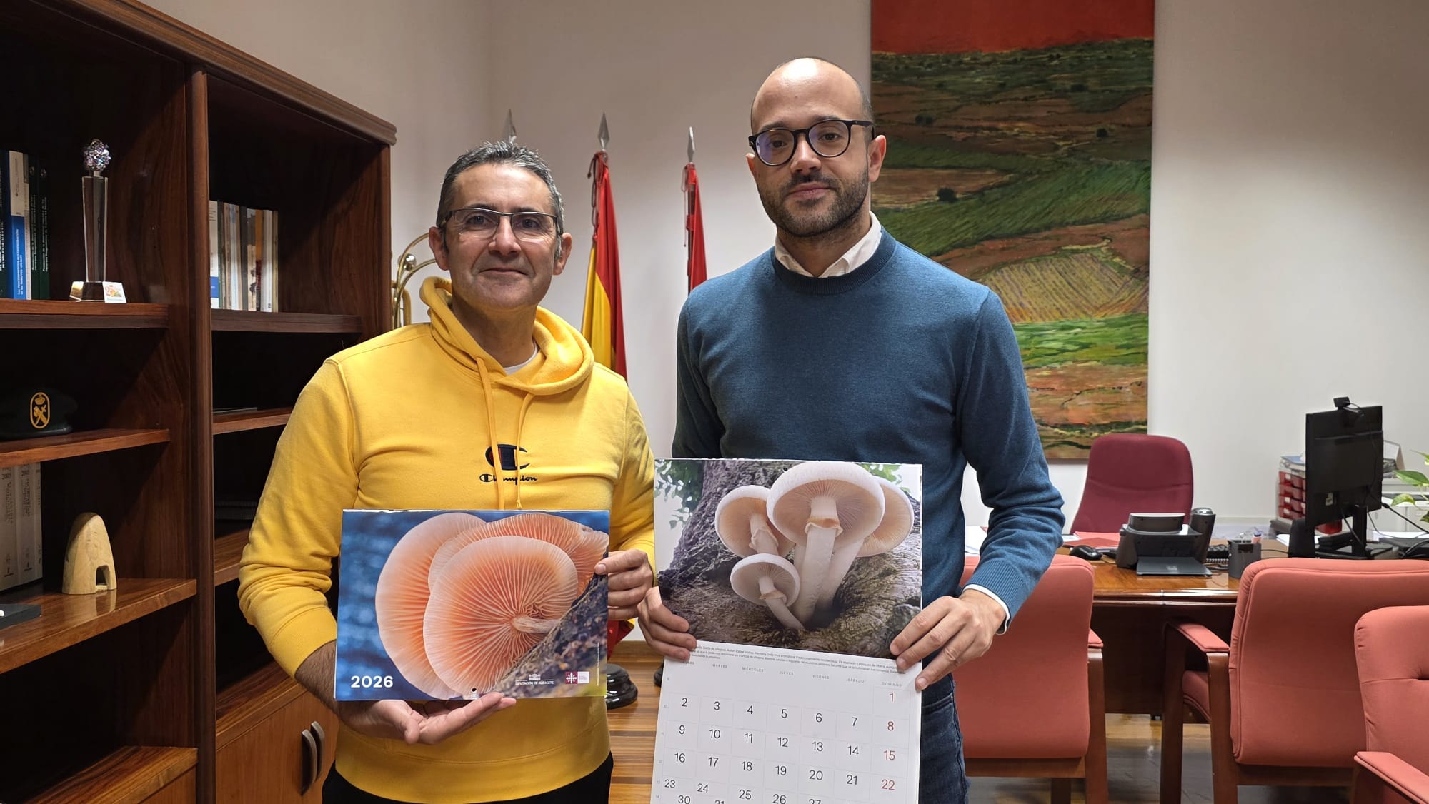 La riqueza micológica de la provincia ilustra el calendario de la Diputación La riqueza micológica de la provincia ilustra el calendario de la Diputación