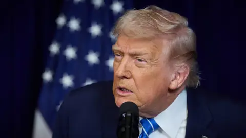 Donald Trump en una foto de archivo Donald Trump en una foto de archivo