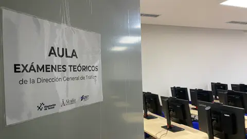 La DGT abre un aula para exámenes teóricos en Alcañiz AULA DGT