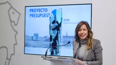 La alcaldesa de Zaragoza, Natalia Chueca, en la presentación de los presupuestos 2026 La alcaldesa de Zaragoza, Natalia Chueca, en la presentación de los presupuestos 2026