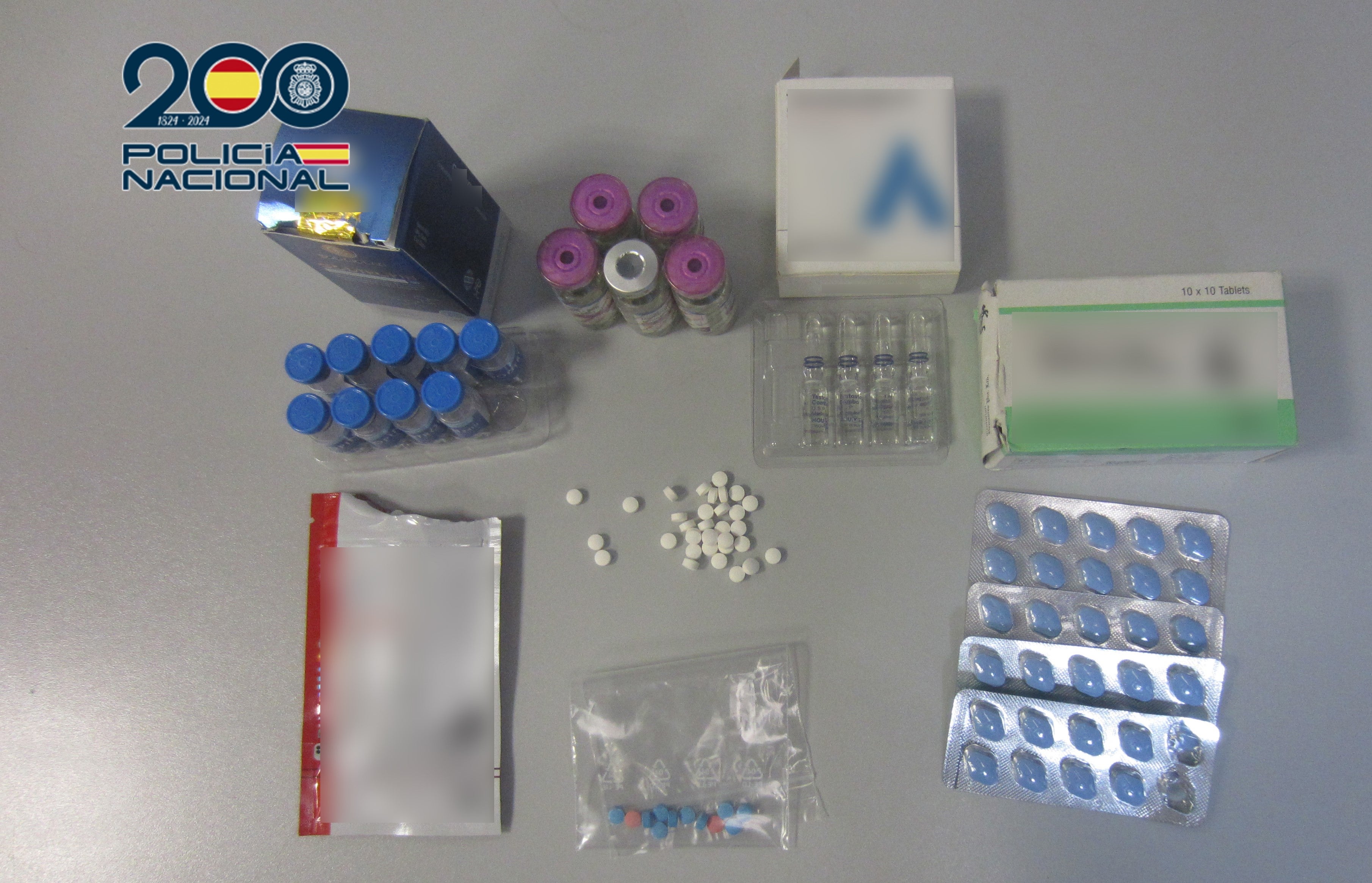 Sustancias localizadas en casa del progenitor detenido. Sustancias localizadas en casa del progenitor detenido.