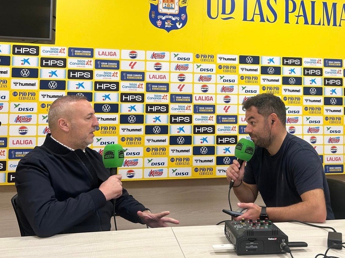 Miguel Ángel Ramírez, presidente de Las Palmas: "Somos un equipo de Primera jugando en Segunda" Miguel Ángel Ramírez, presidente de Las Palmas: "Somos un equipo de Primera jugando en Segunda"