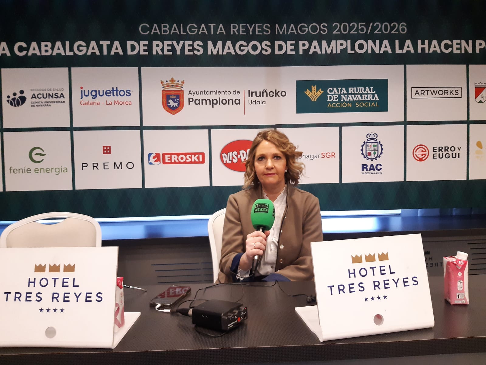 Mamen Sádaba: "Los Reyes Magos nos han dicho que pase lo que pase van a llegar a Pamplona" Mamen Sádaba: "Los Reyes Magos nos han dicho que pase lo que pase van a llegar a Pamplona"