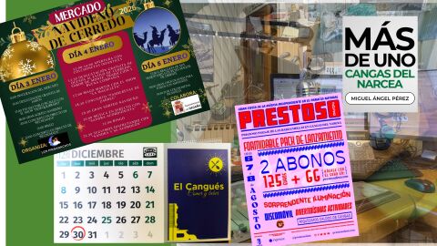 Carteles del I Mercado de Navidad de Cerredo y del Prestoso 2026