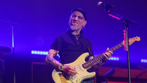 Fito Cabrales, en el concierto de Fito & Fitipaldis el 29 de diciembre de 2025 en Madrid.