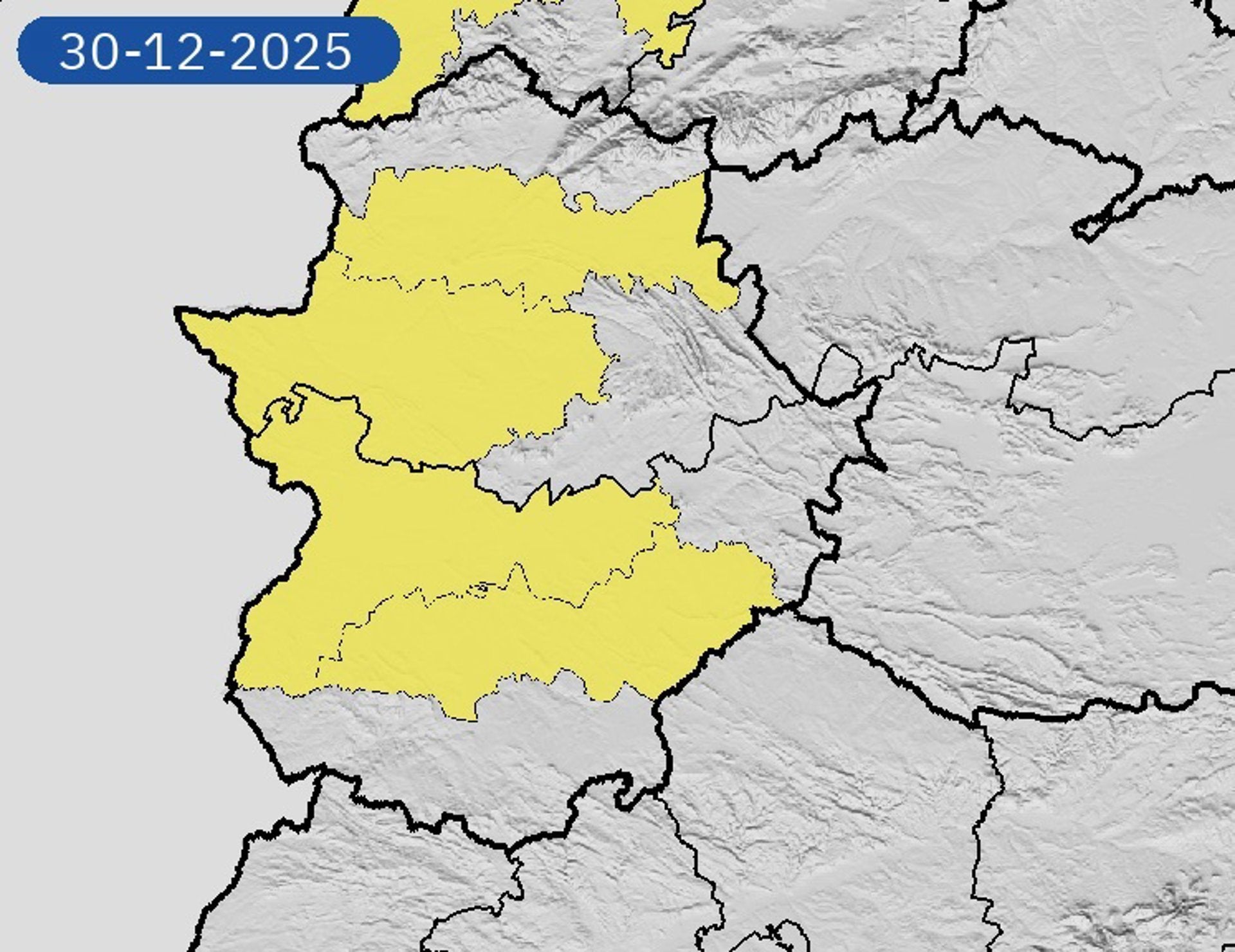 El 112 Extremadura activa este martes la alerta amarilla por nieblas en varias zonas de la región El 112 Extremadura activa este martes la alerta amarilla por nieblas en varias zonas de la región