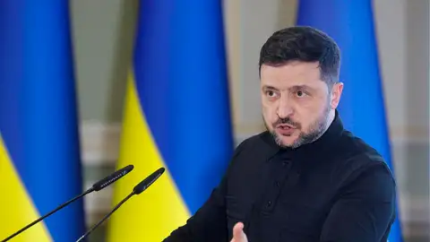 El presidente de Ucrania, Volodymyr Zelensky El presidente de Ucrania, Volodymyr Zelensky