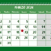 Calendario laboral 2026: festivos y puentes en Euskadi Calendario laboral 2026: festivos y puentes en Euskadi