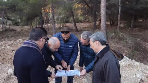 Benidorm avanza en el proyecto antiincendios de El Moralet con dos nuevos accesos Benidorm avanza en el proyecto antiincendios de El Moralet con dos nuevos accesos