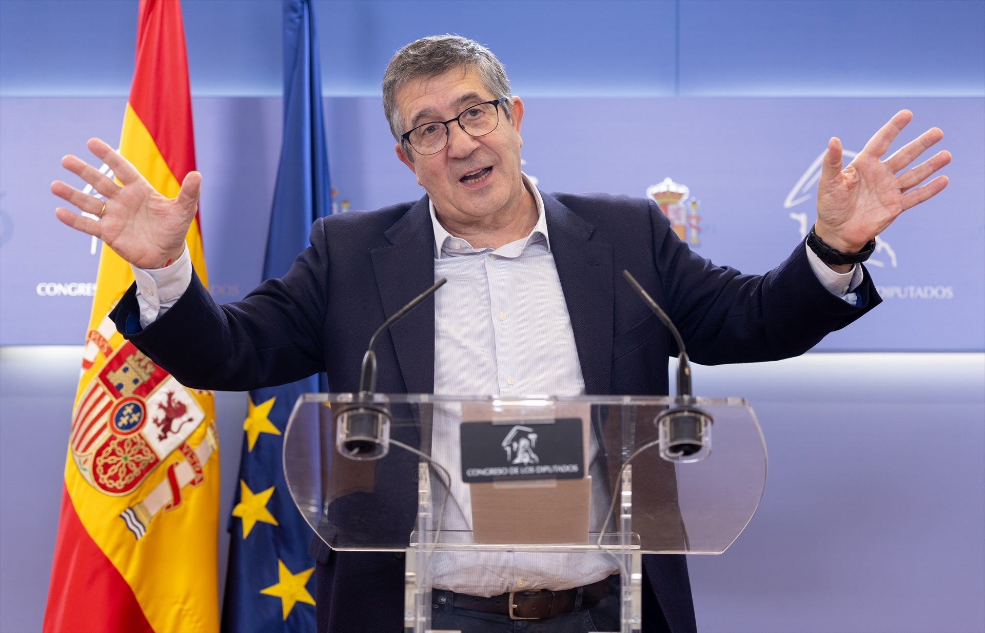 Patxi López carga contra el PP por "ridiculizar" la auditoría sobre las cuentas del PSOE Patxi López carga contra el PP por "ridiculizar" la auditoría sobre las cuentas del PSOE