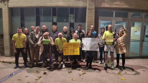 Protesta de usuarios de Escolas Deportivas Municipales de A Coruña Protesta de usuarios de Escolas Deportivas Municipales de A Coruña