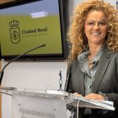 Mar Sánchez durante la rueda de prensa