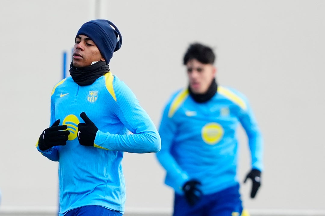 Lamine Yamal, listo para jugar el derbi Lamine Yamal, listo para jugar el derbi