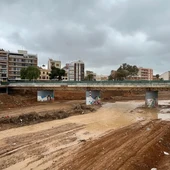 Barranco del Poyo a su paso por Paiporta en el temporal de lluvias de principios de marzo de 2025 Barranco del Poyo a su paso por Paiporta en el temporal de lluvias de principios de marzo de 2025