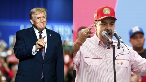 Donald Trump (iz) y Nicolás Maduro (d) Donald Trump (iz) y Nicolás Maduro (d)