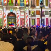 El pueblo venezolano celebra la detención de Maduro en la Plaza del Sol (Madrid) 