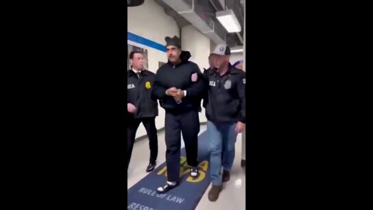 El vídeo de Maduro tras llegar al centro de detención de Brooklyn: "Happy new year"