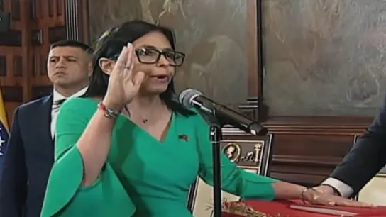 Delcy Rodríguez jura el cargo como presidenta encargada de Venezuela Delcy Rodríguez jura el cargo como presidenta encargada de Venezuela