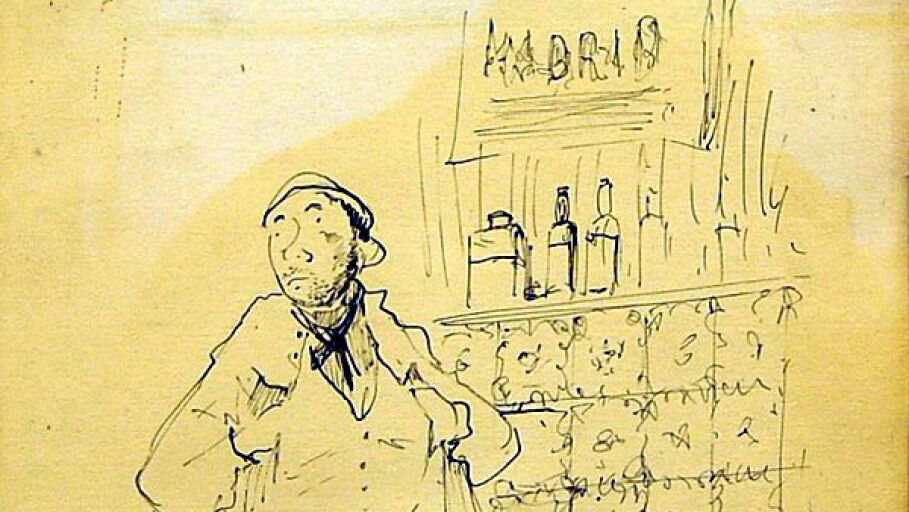 El Rastro: Un dibujo de Eduardo Vicente