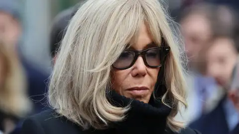 Imagen de archivo de la primera dama francesa, Brigitte Macron. Imagen de archivo de la primera dama francesa, Brigitte Macron.