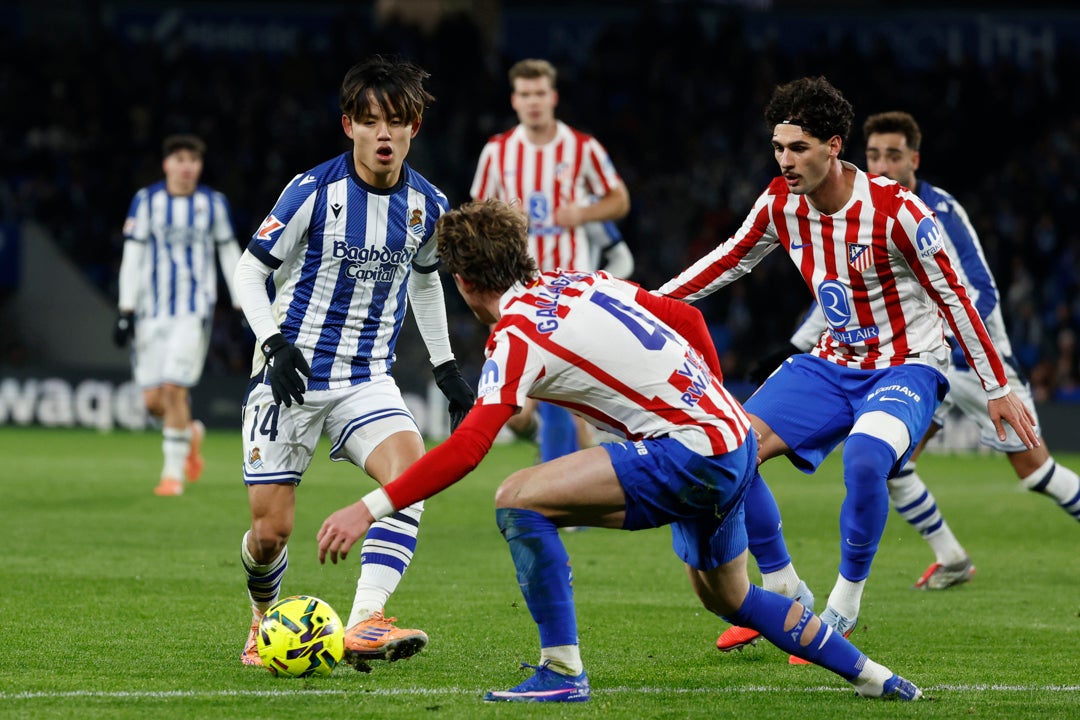 Un mal Atlético se deja dos puntos vitales en Anoeta Un mal Atlético se deja dos puntos vitales en Anoeta