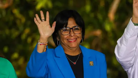 Foto de archivo de la vicepresidenta Delcy Rodríguez Foto de archivo de la vicepresidenta Delcy Rodríguez