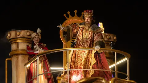 El Rey Gaspar durante la Cabalgata de los Reyes Magos, a 5 de enero de 2025, El Rey Gaspar durante la Cabalgata de los Reyes Magos, a 5 de enero de 2025,