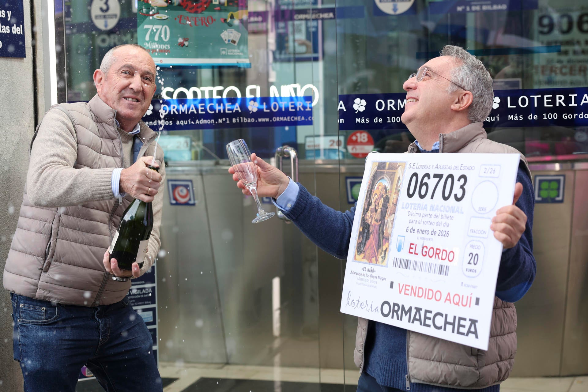 El 6.703, primer premio de la Lotería del Niño 2026: consulta todos los premios El 6.703, primer premio de la Lotería del Niño 2026: consulta todos los premios