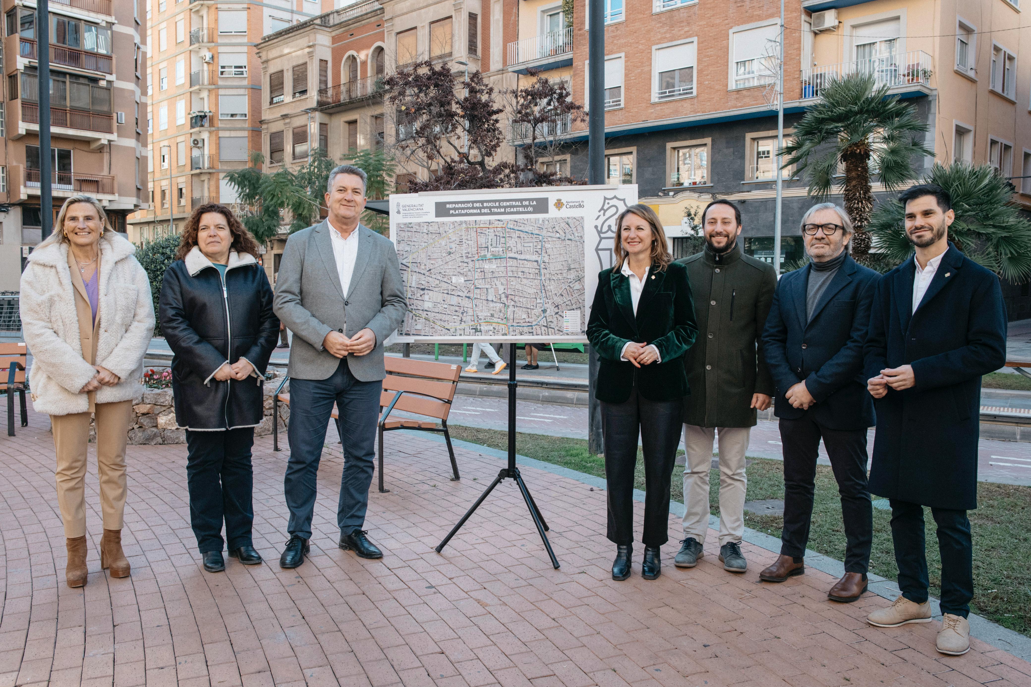 Comienzan el 12 de enero las obras de reparación del trazado del TRAM de Castellón de la Plana Comienzan el 12 de enero las obras de reparación del trazado del TRAM de Castellón de la Plana